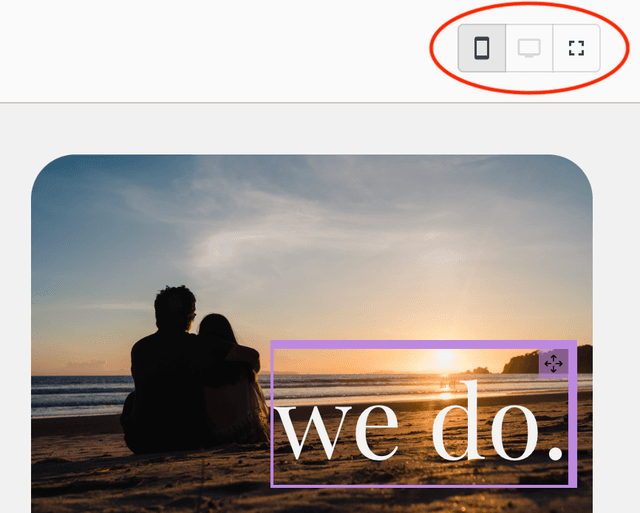 Preview options